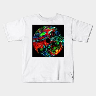 Sinkhole pouring art Kids T-Shirt